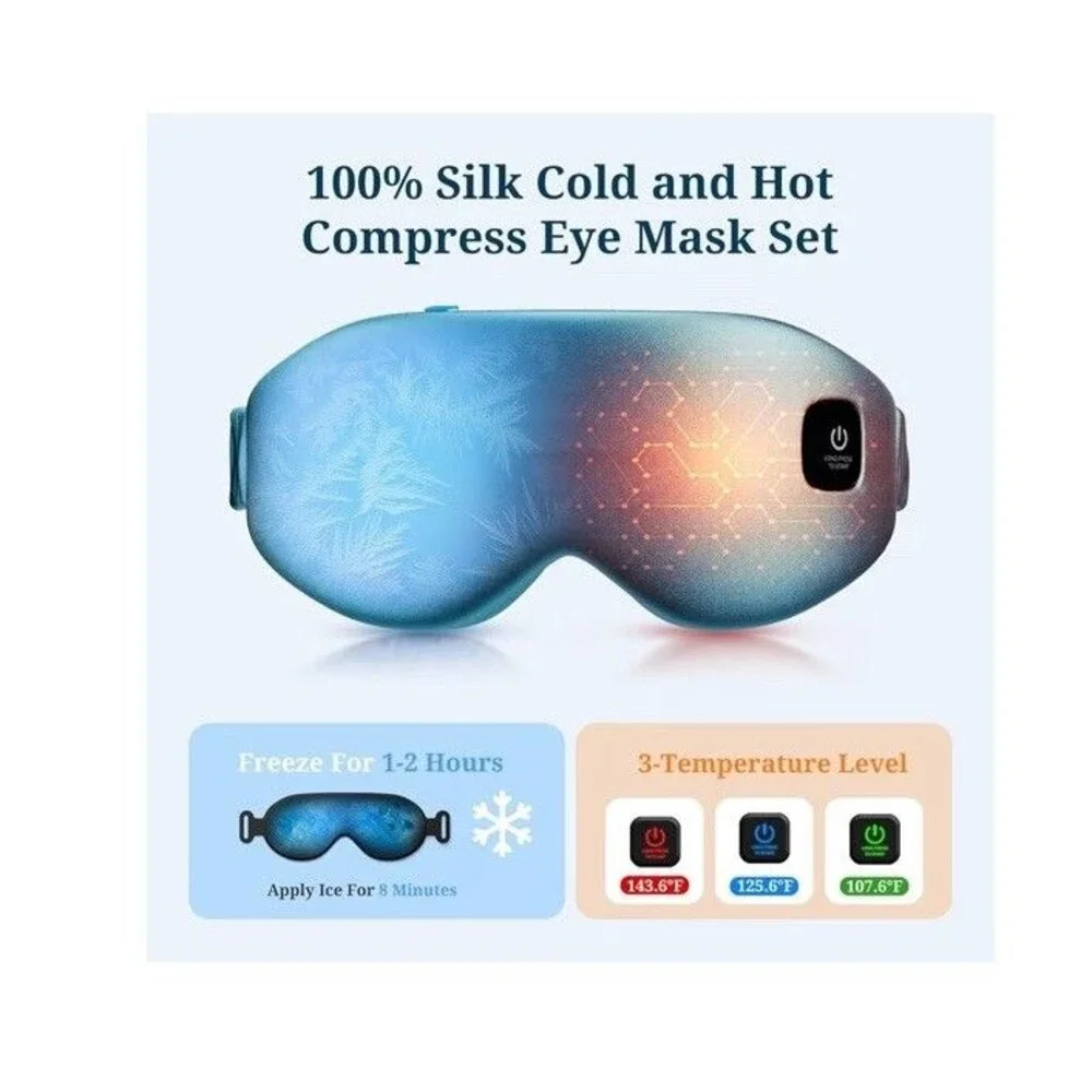 Wireless Heated Eye Mask with Cooling